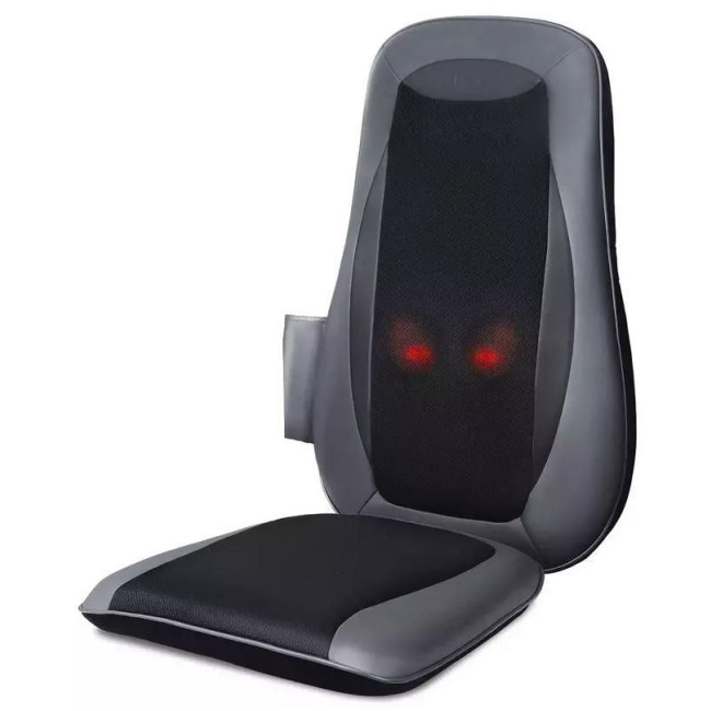 Масажна накидка на крісло NAIPO Neck & Back Massager з підігрівом, вібрацією та функцією масажу Шиатцу; модель - MGBK-2606H