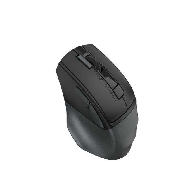 Миша бездротова безшумна Fstyler, Bluetooth / 2.4 ГГц, вбудований акумулятор, 2000DPI, сірий+чорний