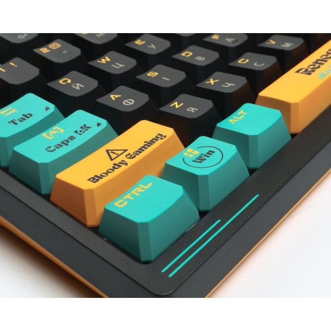 Клавіатура оптична ігрова, USB, RGB підсвічування, Alpha Optical Switch