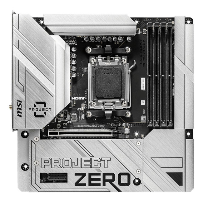 Материнська плата AMD B650 SAM5 MATX B650M PROJECT ZERO MSI