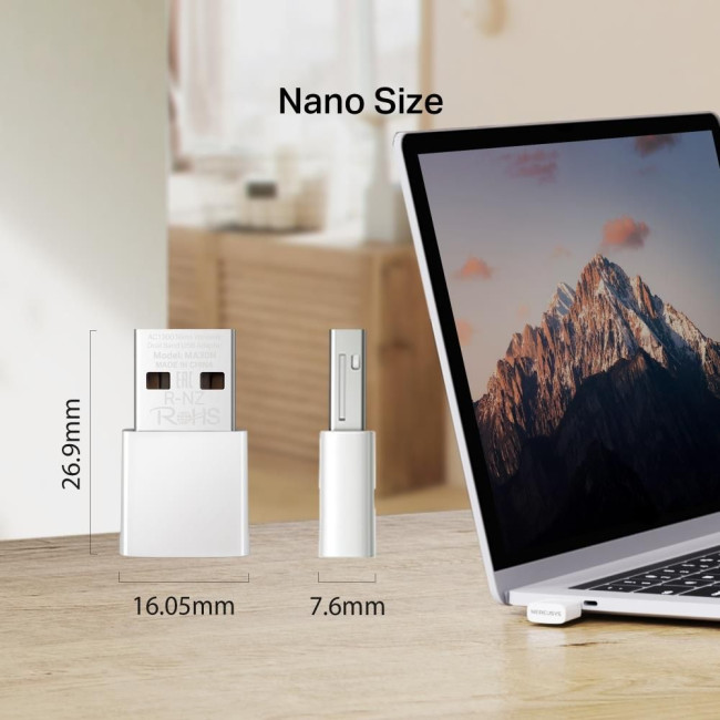 Бездротовий Nano USB-адаптер, MA30N MERCUSYS