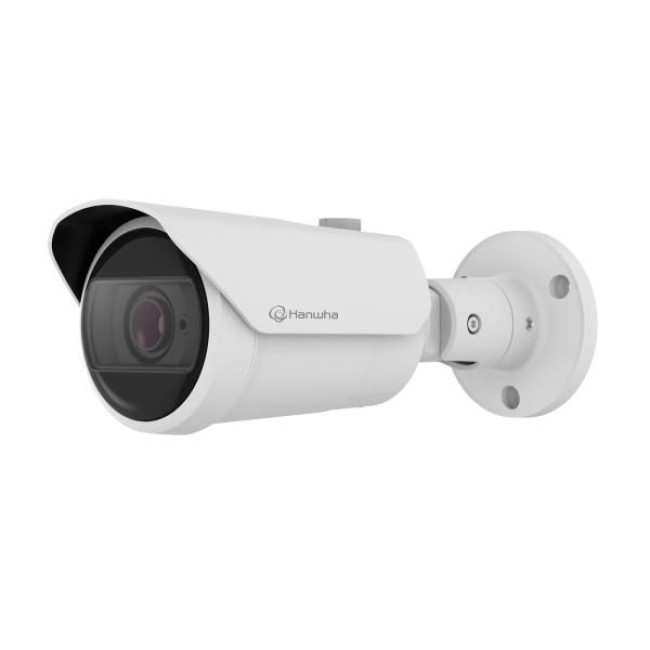 Мережева камера циліндрична 4K @ 30fps, motorized vari-focal lens 3.2~10.2mm (H: 104°~31° / V: 55°~17°) QNO-C9083R HANWHA VISION