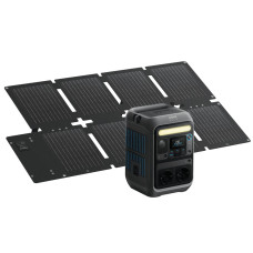 Портативна зарядна станція Anker Solix C300X + PS60 - 288Wh/AC 300W/140W 3xPD/1xUSB/1xCar/MPPT