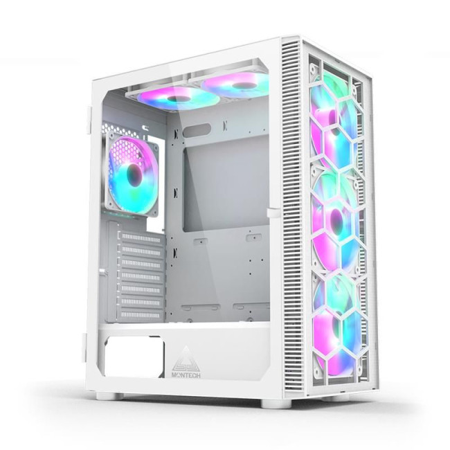 Корпус ATX W/O PSU X3 GLASS (W) MONTECH