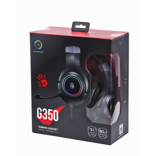 Ігрові навушники з мікрофоном, Hi Fi, 7.1 віртуальний звук, RGB підсвічування, USB
