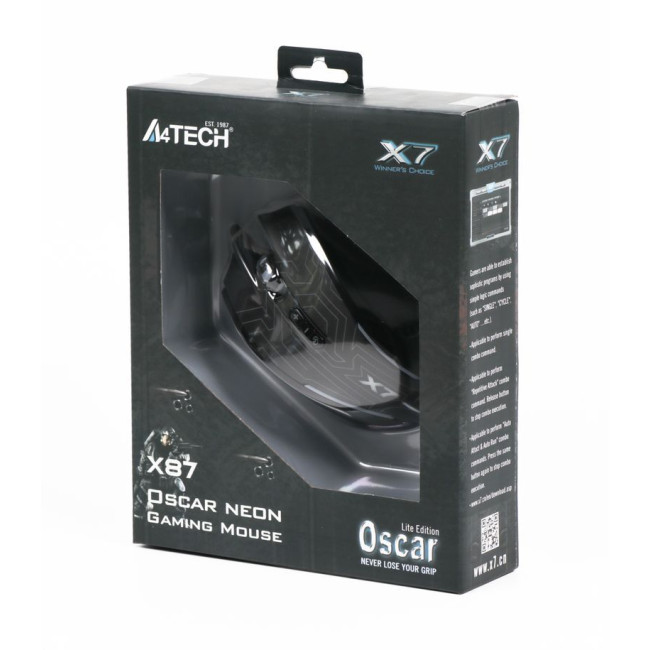 Миша ігрова X7 Oscar Neon, Optical 2400 CPI, USB