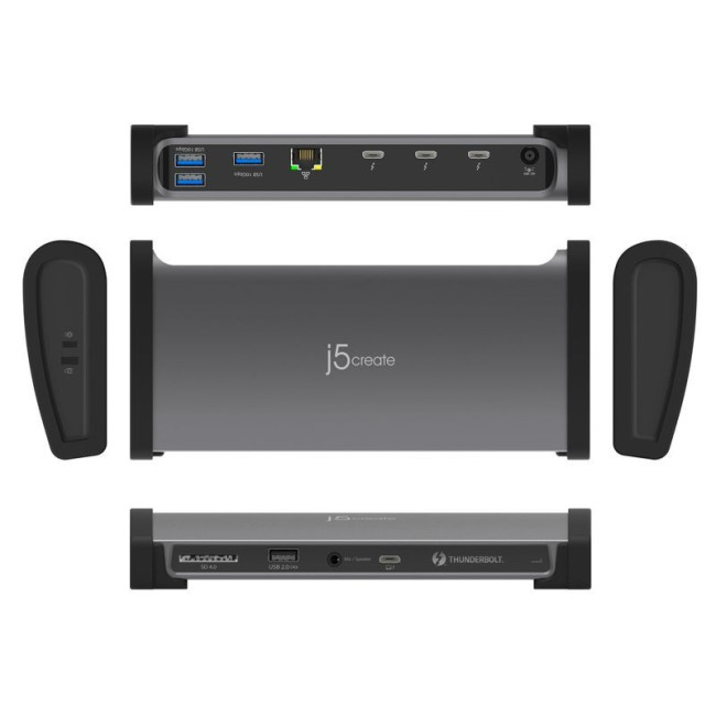 Док станція USB-C 11-в-1 (Thunderbolt/PD/картридер/USB-A/USB-C), алюміній