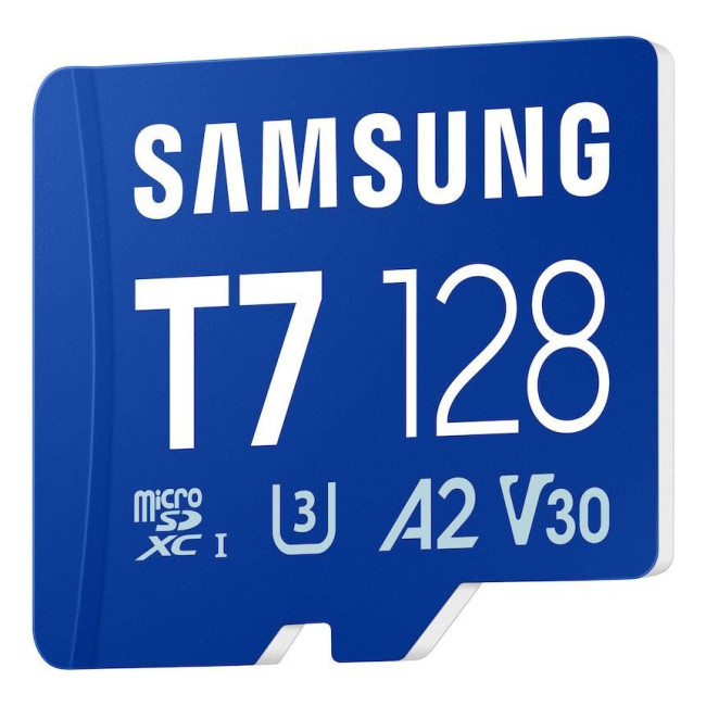 Карта пам’яті SAMSUNG MICRO SDXC T7 128GB, U3, V30, A2 до 170 Мб/с