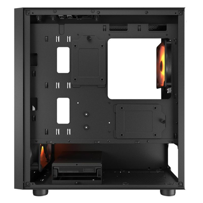 Ігровий корпус, 2*140mm, 1*120mm ARGB вентилятори передвстановлені, mATX/mini-ITX, USB3.0 x 2, USB3.0x2, USB2.0x1, Audio x1, скляне вікно