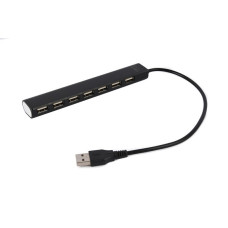 Хаб на 7 портів USB 2.0, чорний