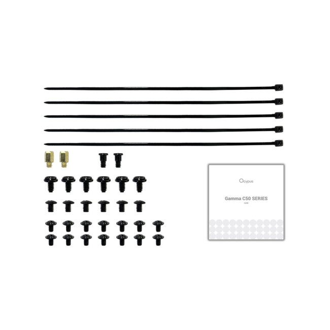 Корпус для комп'ютера MATX W/O PSU GAMMA C50 BK (GAMMA-C50-BKG000XX-GL) OCYPUS