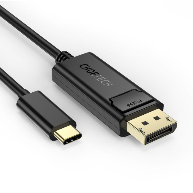 Кабель USB-C на DisplayPort, 8K 60 Гц, 1,8 м