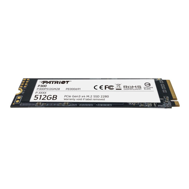 Твердотільний запам’ятовувальний пристрій накопичувач (SSD) M.2 2280 512GB P300 P300P512GM28 PATRIOT