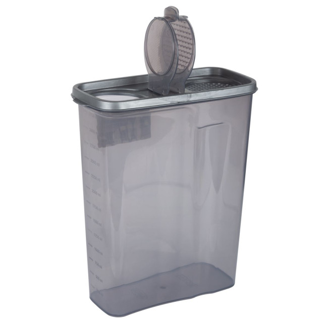 Контейнер для сипучих Violet House 0550 Transparent Black 3.25 л 