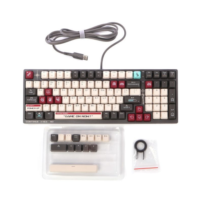 Клавіатура механічна ігрова, USB, підсвічування, BLMS Red Plus Switch