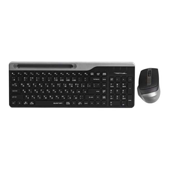 Комплект бездротовий Fstyler клавіатура+миша (FB35C+FBK25), Smoky Grey, USB
