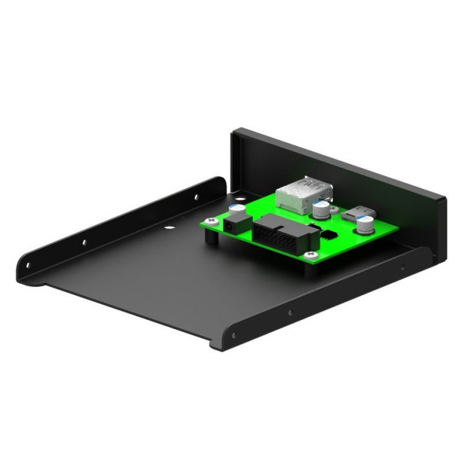 Внутрішня передня панель ПК 3.5'', USB3.1 Type-A+Type-C, чорний