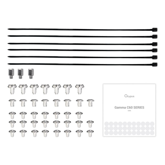 Корпус для комп'ютера ATX W/O PSU GAMMA C60 WH (GAMMA-C60-WHG000XX-GL) OCYPUS