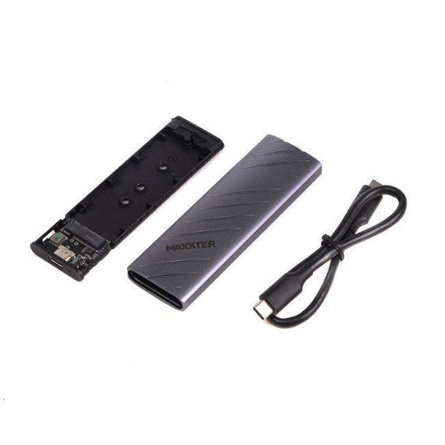 Зовнішня кишеня M.2 (NVMe), USB 3.1, чорна