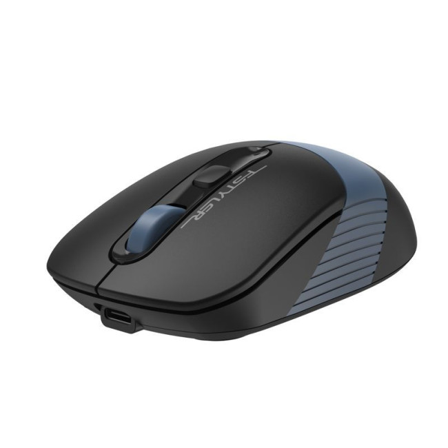 Миша бездротова Fstyler, Bluetooth / 2.4 ГГц, вбудований акумулятор, 2000 DPI, USB, синій