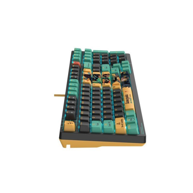 Клавіатура оптична ігрова, USB, RGB підсвічування, Alpha Optical Switch