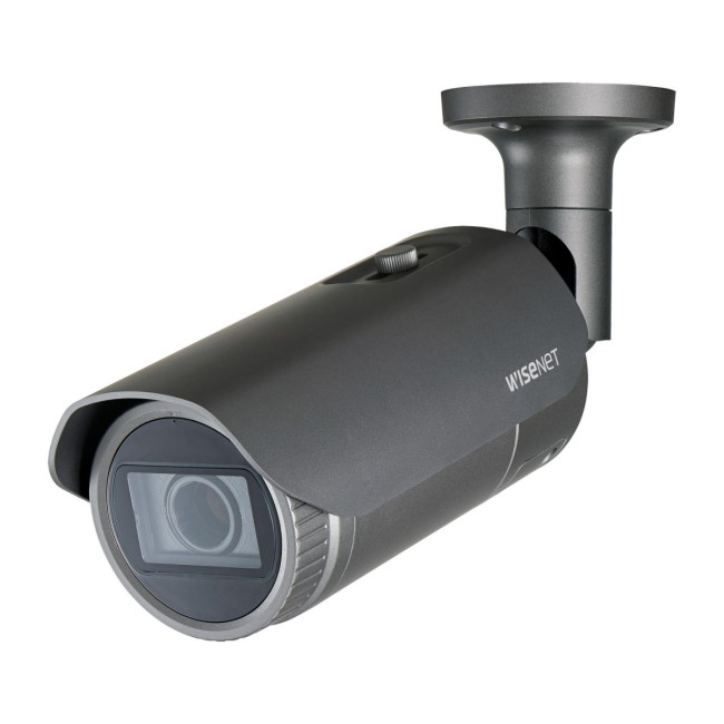 Мережева камера циліндрична 5MP @ 30fps, motorized vari-focal lens 3.1x (3.2 ~ 10.0mm) (100°~31°) QNO-8080R HANWHA VISION