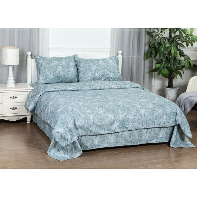 Комплект постільної білизни Soho Євро 200х220 см Flora Green