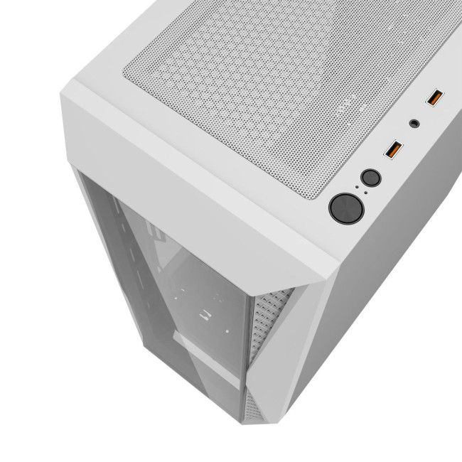 CASE MIDITOWER ATX W/O PSU/DK352 PLUS WHITE DARK FLASH