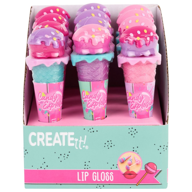 Блиск для губ Create IT! Морозиво-ріжок Candy в асортименті (848001) 