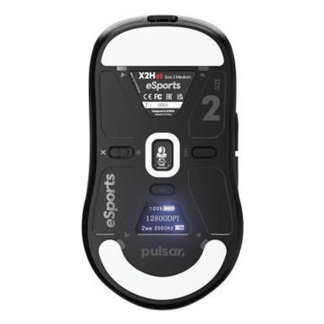 Миша бездротова PULSAR X2H v3 eS Size2 8K чорна