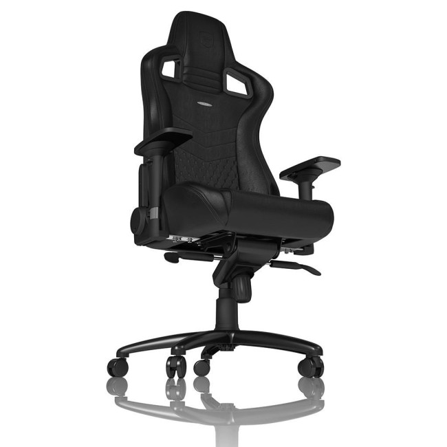Ігрове крісло Noblechairs EPIC натуральна шкіра, чорний