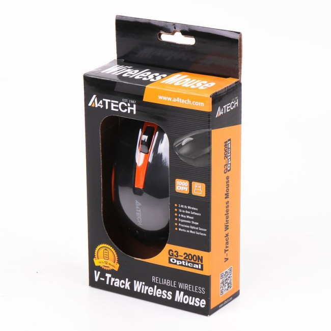 Миша бездротова V-Track USB, 1000 dpi