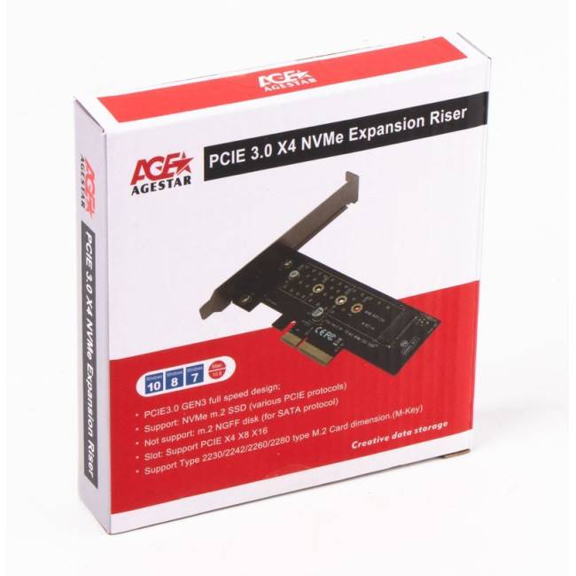 PCI 3.0 X4 адаптер для SSD-накопичувача формату M.2 NVMe