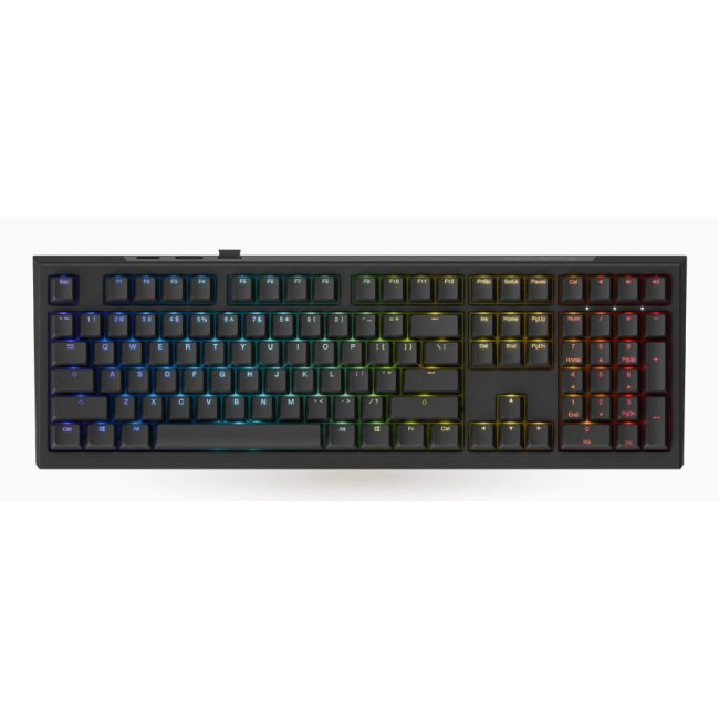 Клавіатура бездротова Ducky One X Wireless магнітні перемикачі, чорний