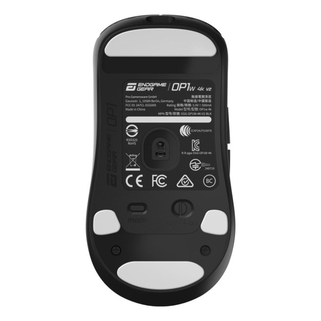 Миша ігрова бездротова Endgame Gear OP1w 4k v2, чорний