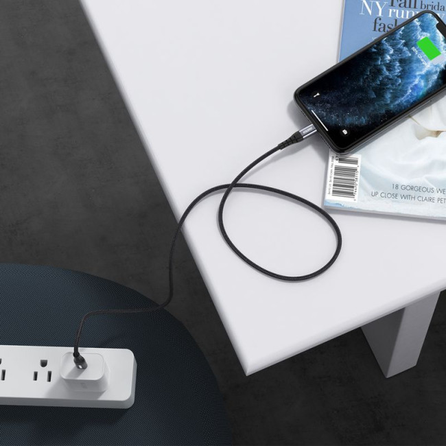 Кабель MFI, USB 2.0 Power Delivery (PD), C-тато/Lightning, 1,2 м