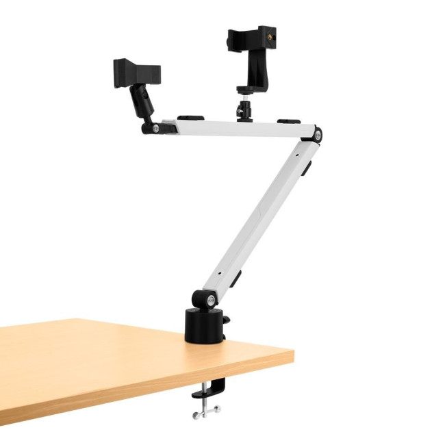 Пантограф для мікрофону Streamplify MOUNT ARM-MIC, білий