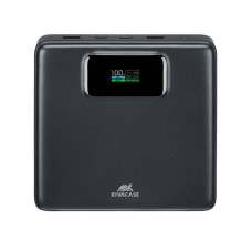 Портативний зарядний пристрій, 25800 mA, PD 100W, з LCD, чорний