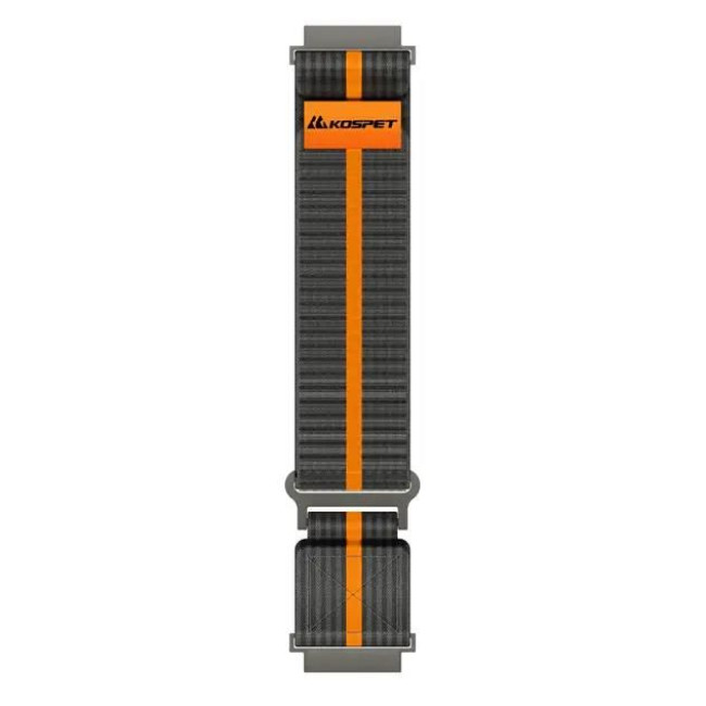 Змінний ремінець KOSPET WOVEN NULON DARK GREY 22MM