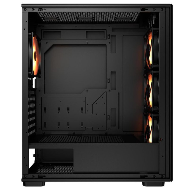 Ігровий корпус, 4*120mm ARGB вентилятори передвстановлені, ATX/mATX/mini-ITX, скляне вікно