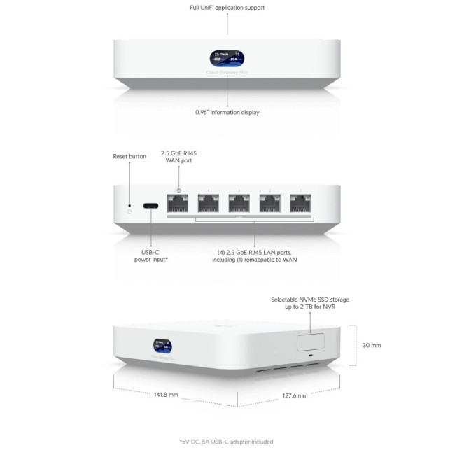 Маршрутизатор UCG-MAX UBIQUITI