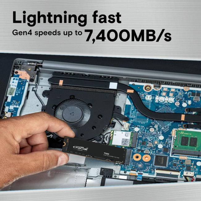 Твердотільний запам’ятовувальний пристрій накопичувач (SSD) G4 M.2 NVME 1TB T500 CT1000T500SSD8 CRUCIAL
