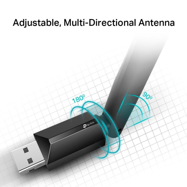 Бездротовий двухдіапазонний USB-адаптер ARCHER T2U PLUS TP-LINK
