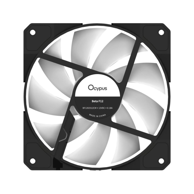 Корпусний вентилятор 120MM BETA F12 BK ARGB REVERSE BLADE (BETA-F12-BK1AM01X-GL) OCYPUS