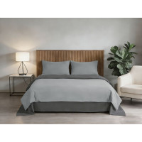 Комплект постільної білизни Soho Двоспальний 180х220 см Light gray/Dark gray