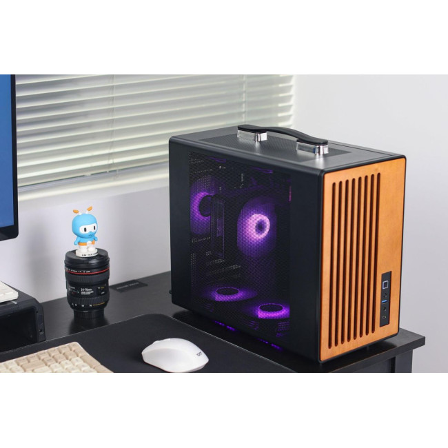 CASE MINITOWER MATX W/O PSU/WD200 BLACK DARK FLASH