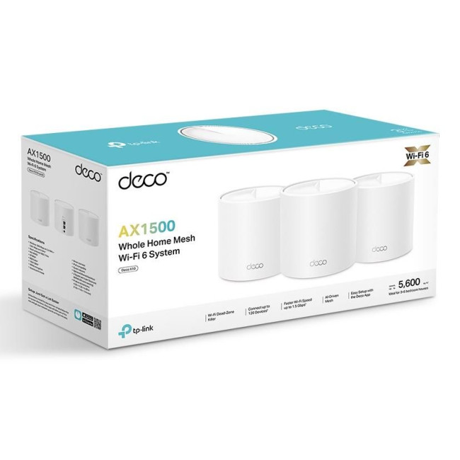 Mesh-система (3 шт у комплекті), Deco X10(3-pack) TP-LINK