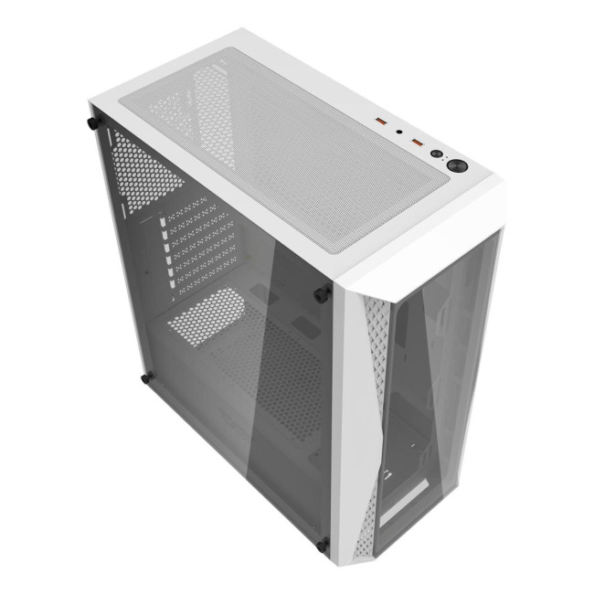 CASE MIDITOWER ATX W/O PSU/DK352 PLUS WHITE DARK FLASH