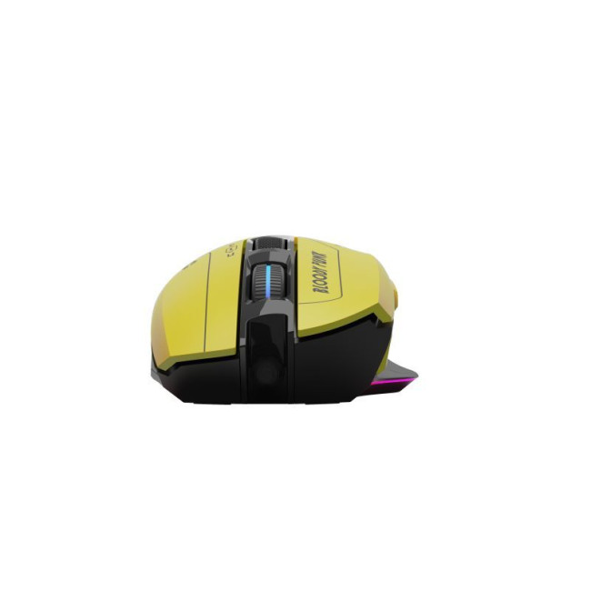 Ігрова миша Bloody Activated, RGB, 10000 CPI, 50M натискань, жовтий