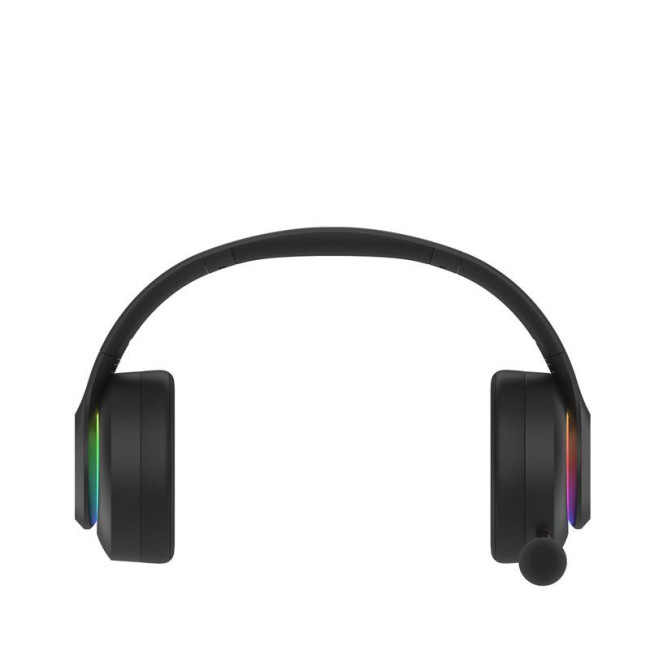 Ігрові бездротові навушники з мікрофоном, RGB підсвічування, Bluetooth + 2.4GHz + 3.5 jack